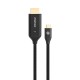 Кабель Momax TD3D Elite Link Cable Type-C to HDMI 2.0 4K 2m Black