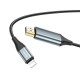Кабель HOCO UA15 High definition on-screen cable Lightning to HDTV (HDMI) 4K 2m Grey