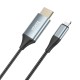Кабель HOCO UA15 High definition on-screen cable Lightning to HDTV (HDMI) 4K 2m Grey