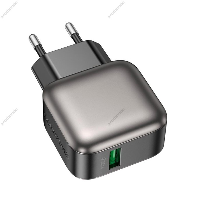 Мережевий зарядний пристрій Borofone BAS52A Absolute single-port charger 18W Black