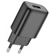 Мережевий зарядний пристрій Hoco C134A Solid single port charger 12W Black