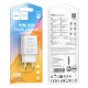 Мережевий зарядний пристрій Hoco C134A Solid single port charger 12W White