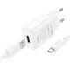 Мережевий зарядний пристрій Hoco C134A Solid single port charger Micro USB cable 12W White