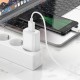 Мережевий зарядний пристрій Hoco C134A Solid single port charger Micro USB cable 12W White