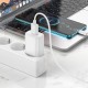 Мережевий зарядний пристрій Hoco C134A Solid single port charger Type-C cable 12W White