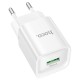 Мережевий зарядний пристрій Hoco C145A Charm single port QC charger 18W White