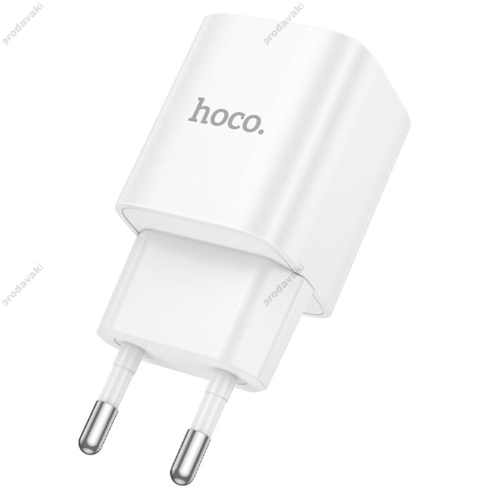 Мережевий зарядний пристрій Hoco C145A Charm single port QC charger 18W White