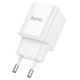 Мережевий зарядний пристрій Hoco C145A Charm single port QC charger 18W White