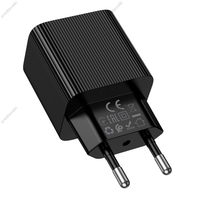 Мережевий зарядний пристрій Hoco CS81A Excellent single port charger 18W Black