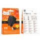 Мережевий зарядний пристрій Hoco CS81A Excellent single port charger Type-C cable 18W Black