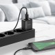 Мережевий зарядний пристрій HOCO C141A Smart dual-port charger Micro USB cable 10.5W Black