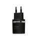 Мережевий зарядний пристрій Hoco C12 Smart Charger Lightning cable 12W Black
