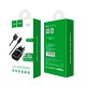 Мережевий зарядний пристрій Hoco C12 Smart Charger Lightning cable 12W Black