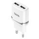 Мережевий зарядний пристрій Hoco C12 Smart Charger 12W White