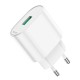 Мережевий зарядний пристрій Hoco C109A Fighter single port charger Type-C cable 18W White