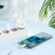 Мережевий зарядний пристрій Hoco C109A Fighter single port charger Micro USB cable 18W White