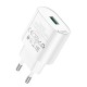 Мережевий зарядний пристрій Hoco C109A Fighter single port charger Type-C cable 18W White