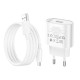 Мережевий зарядний пристрій Hoco C109A Fighter single port charger Micro USB cable 10.5W White