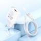 Мережевий зарядний пристрій Hoco C109A Fighter single port charger Micro USB cable 10.5W White