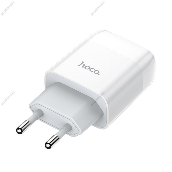 Мережевий зарядний пристрій HOCO C72A Glorious Single 10.5W White