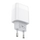 Мережевий зарядний пристрій HOCO C72A Glorious Single 10.5W White