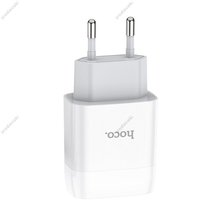 Мережевий зарядний пристрій HOCO C72A Glorious Single 10.5W White