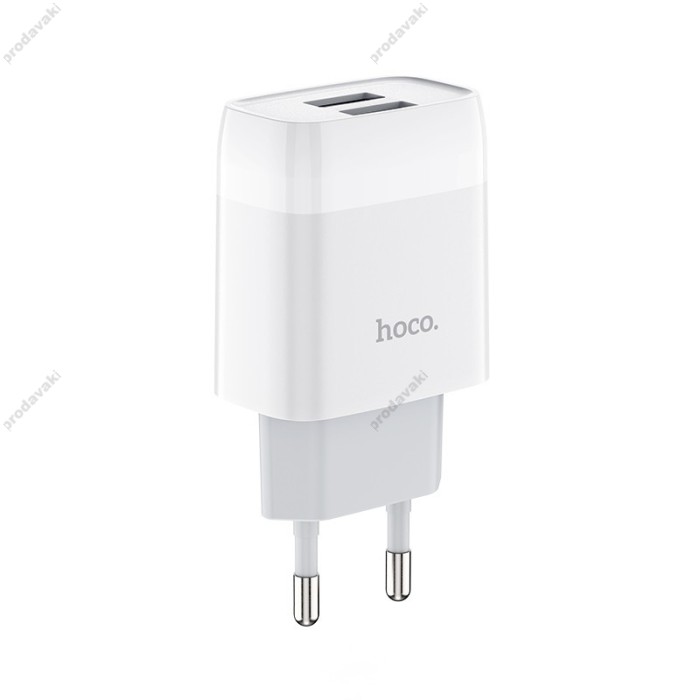 Мережевий зарядний пристрій HOCO C73A Glorious Lightning cable 12W White