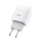 Мережевий зарядний пристрій HOCO C73A Glorious Lightning cable 12W White