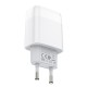 Мережевий зарядний пристрій HOCO C73A Glorious Lightning cable 12W White