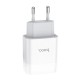 Мережевий зарядний пристрій HOCO C73A Glorious Lightning cable 12W White