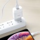 Мережевий зарядний пристрій HOCO C73A Glorious Lightning cable 12W White