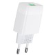 Мережевий зарядний пристрій HOCO C72Q Glorious single port charger Micro USB cable 18W White
