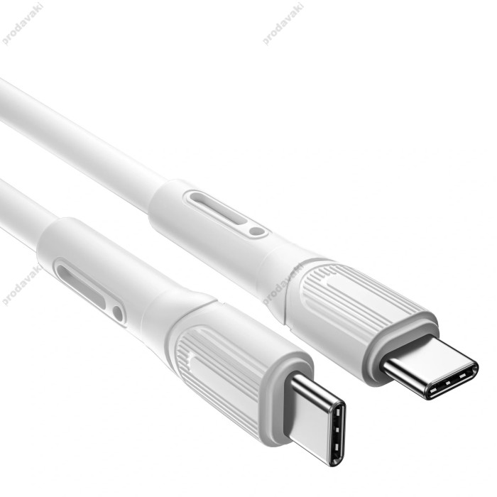 Кабель Wiwu Wi-C005 Armor Series Cable Type-C to Type-C 100W 5A 1m White