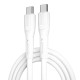Кабель Wiwu Wi-C005 Armor Series Cable Type-C to Type-C 100W 5A 1m White