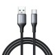 Кабель JoyRoom S-A28 Flash Fast charging data cable USB to Type-C 3A 2m Black