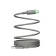 Кабель Wiwu Wi-C082 Maglink Magnetic charging data cable USB to Type-C 60W 3A 1m Grey