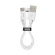 Кабель Rock P8 Basic Series Fast charging data cable USB to Type-C 2A 1m White