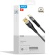 Кабель Rock Z21 Transparency Fast charging data cable USB to Type-C 100W 5A 1.2m Black