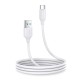 Кабель JoyRoom S-A9 Long-Lasting Fast charging data cable USB to Type-C 3A 1m White