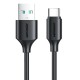 Кабель JoyRoom S-A9 Long-Lasting Fast charging data cable USB to Type-C 3A 2m Black
