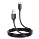 Кабель JoyRoom S-A9 Long-Lasting Fast charging data cable USB to Type-C 3A 2m Black