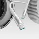 Кабель JoyRoom S-A51 Cutting-Edge Cable Type-C to Type-C 60W 3A 1.2m Light grey