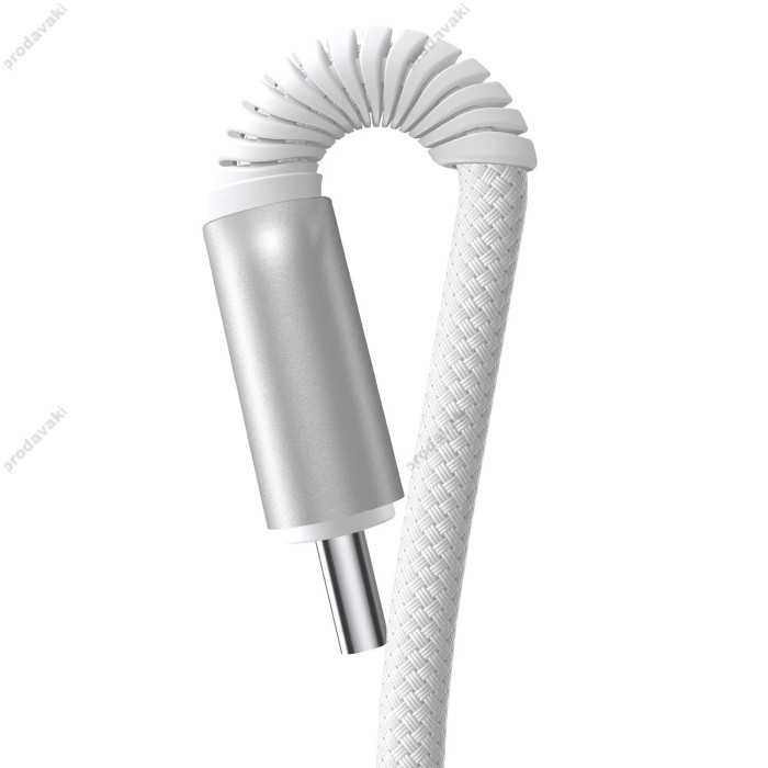 Кабель JoyRoom S-A51 Cutting-Edge Cable Type-C to Type-C 60W 3A 1.2m Light grey
