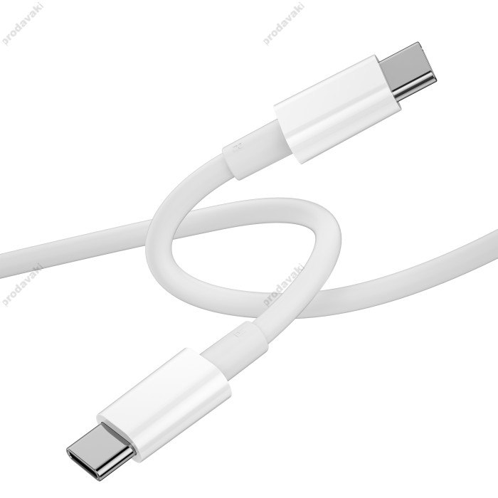 Кабель Wiwu Wi-C008 Classic Series Cable Type-C to Type-C 100W 5A 1.2m White
