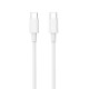 Кабель Wiwu Wi-C008 Classic Series Cable Type-C to Type-C 100W 5A 1.2m White