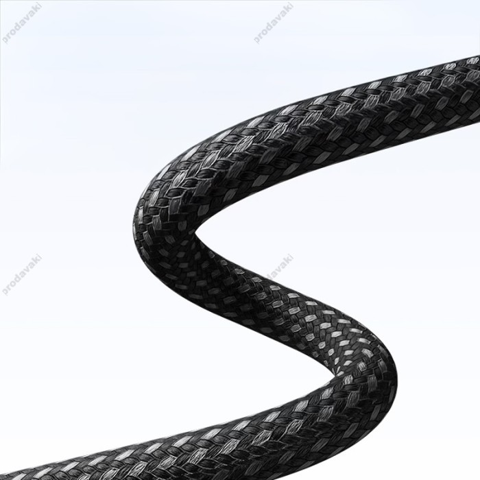 Кабель Momax DC30 Elite Nylon Cable Type-C to Type-C 60W 3A 1.5m Black