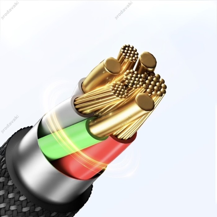 Кабель Momax DC30 Elite Nylon Cable Type-C to Type-C 60W 3A 1.5m Black