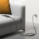 Кабель Momax DC30 Elite Nylon Cable Type-C to Type-C 60W 3A 1.5m Black