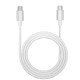 Кабель Momax DC30 Elite Nylon Cable Type-C to Type-C 60W 3A 1.5m White