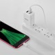 Мережевий зарядний пристрій Hoco C62A Victoria Micro cable 12W White